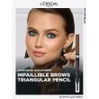 Карандаш для бровей `LOREAL` INFAILLIBLE BROWS 24H FILLING TRIANGULAR PENCIL автоматический тон 6.0 dark blonde
