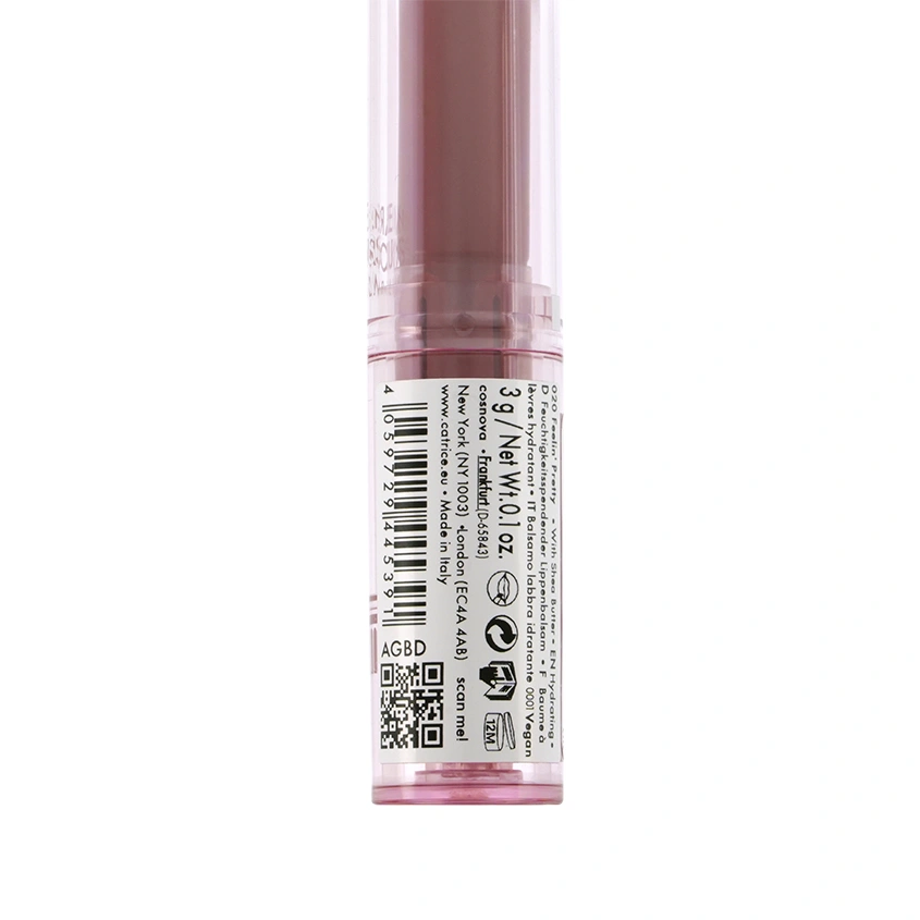 Бальзам для губ `CATRICE` CARE IN COLOURS увлажняющий тон 020 Feelin` Pretty