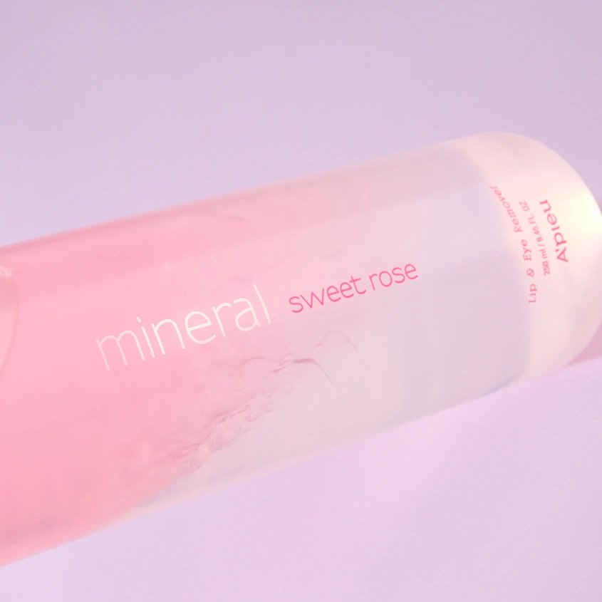 Средство для снятия макияжа с глаз и губ `A`PIEU` `MINERAL` SWEET ROSE двухфазное 250 мл