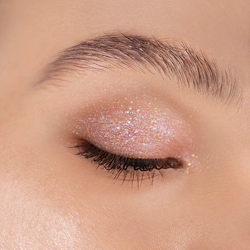 Тени для век `LUXVISAGE` GLITTER ROCK жидкие тон 306 Galaxy Rose