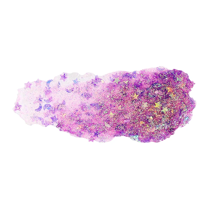 Глиттер-гель `GIS` для волос, лица и тела Violet 30 мл