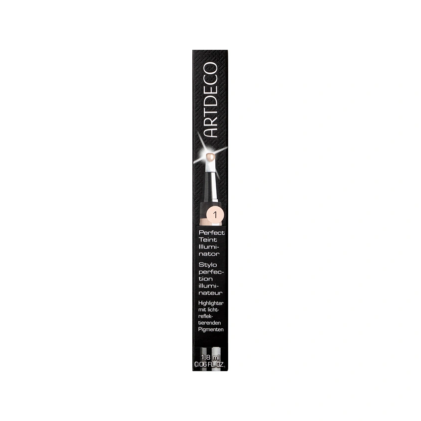 Консилер для лица `ARTDECO` PERFECT TEINT ILLUMINATOR светоотражающий с кисточкой тон 01