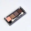 Тени для век `LUXVISAGE` GLAM LOOK 4-х цветные тон 5