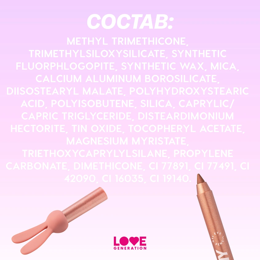 Карандаш для глаз `LOVE GENERATION` COLOR BUNNY гелевый тон 06 Pinkish