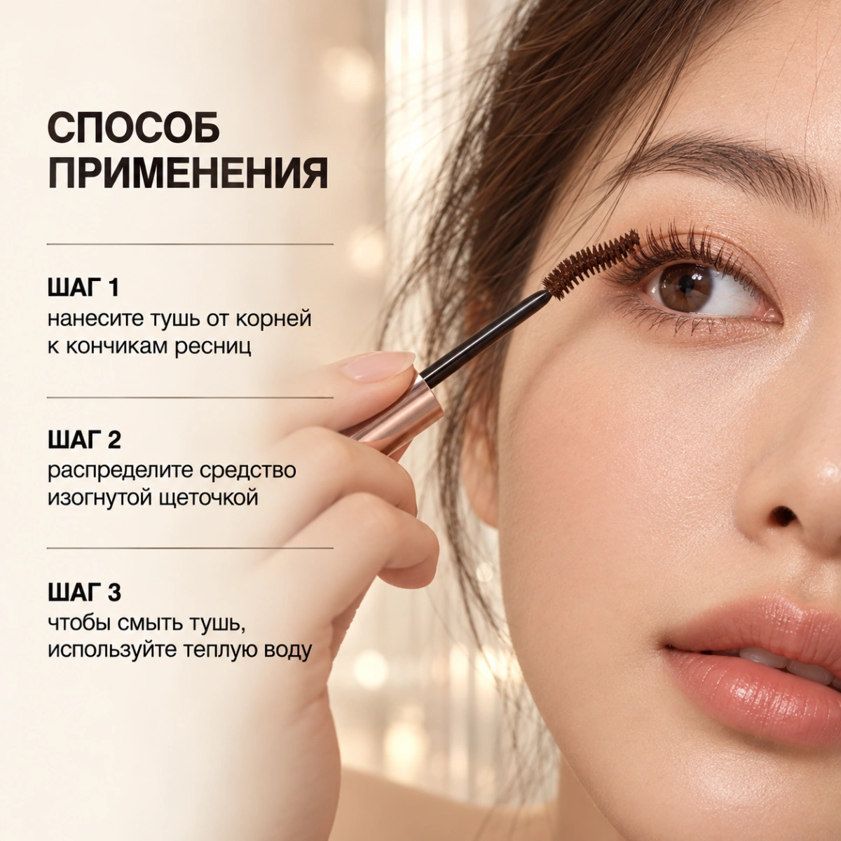 Тушь для ресниц `HEIMISH` `DAILISM` SMUDGE STOP MASCARA curling тон brown
