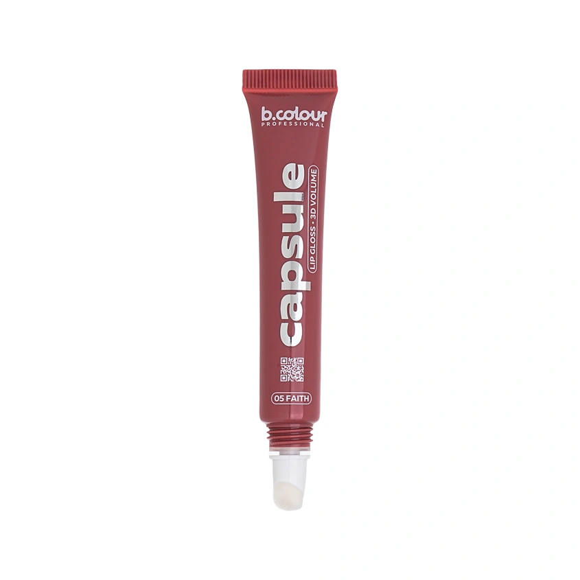 Блеск для губ `B.COLOUR PROFESSIONAL` LIP GLOSS 3D VOLUME зеркальный с 3D эффектом тон 05 Faith