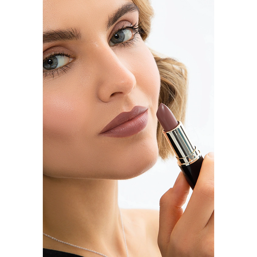 Помада для губ `ART-VISAGE` BLACK DRESS увлажняющая тон 09 кофейный десерт