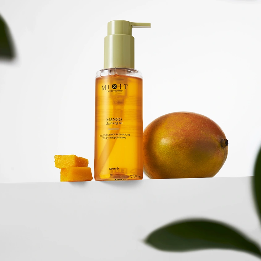 Гидрофильное гель- масло для умывания `MIXIT` YOUR SKIN с маслом манго, авокадо и кокоса 150 мл