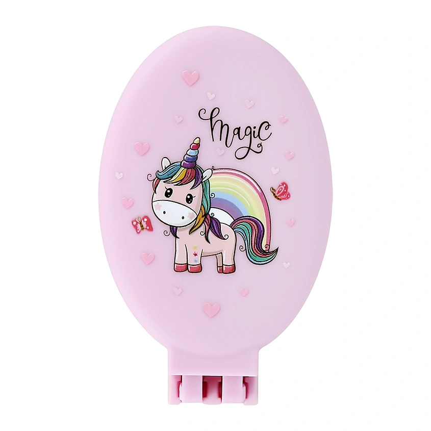 Расческа с зеркалом `MISS PINKY`
