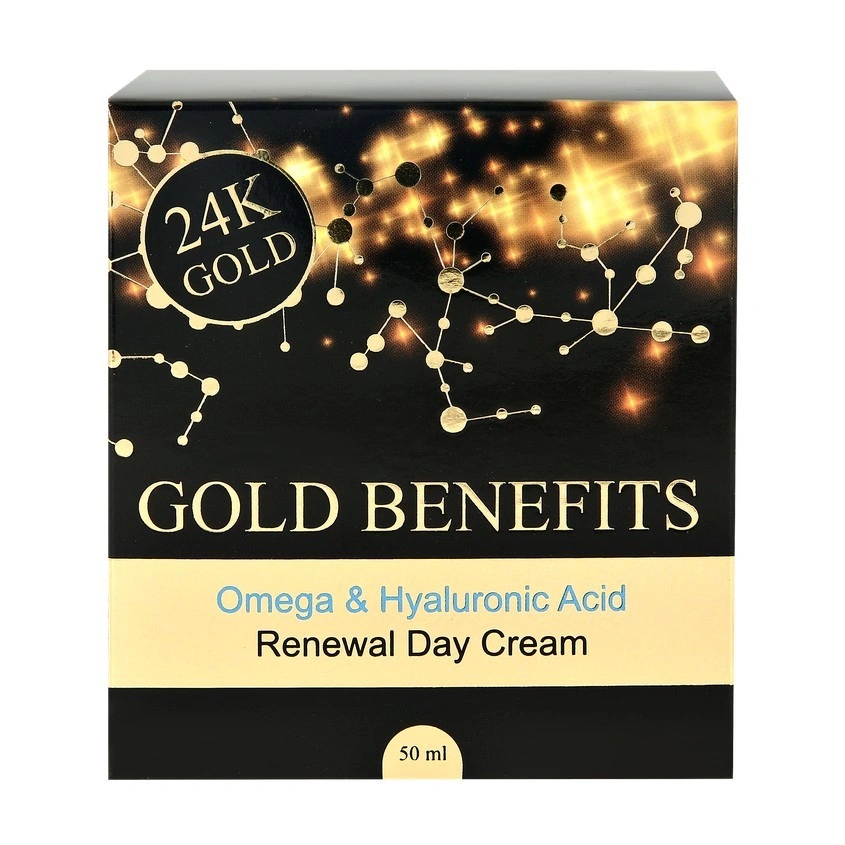Крем для лица дневной `SEA OF SPA` GOLD BENEFITS с гиалуроновой кислотой 50 мл