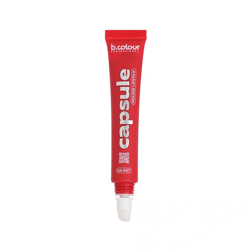 Помада для губ `B.COLOUR PROFESSIONAL` MOUSSE LIPSTICK муссовая увлажняющая тон 04 Hot