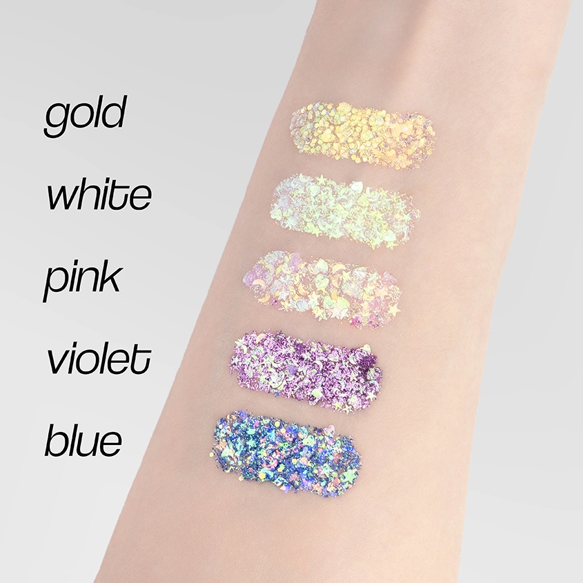 Блестки для лица, тела и волос `DECO.` DREAM DUST violet