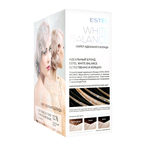 Набор для окрашивания волос `ESTEL` WHITE BALANCE Волнительный аметист