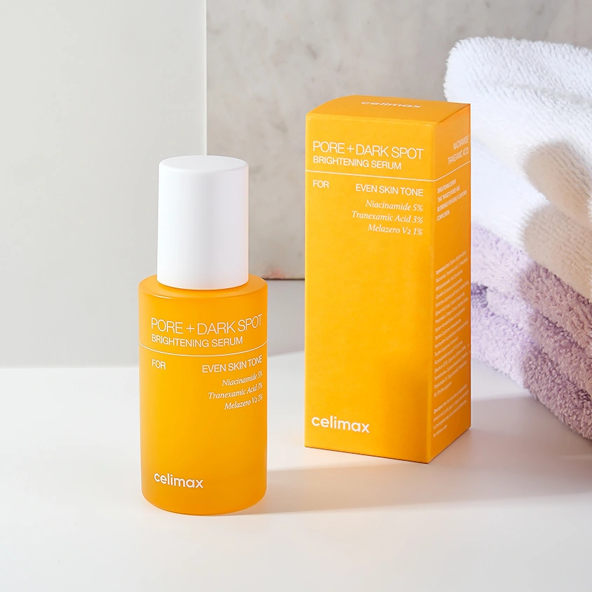 Сыворотка для лица `CELIMAX` PORE+DARK SPOT для выравнивания тона и рельефа кожи 30 мл