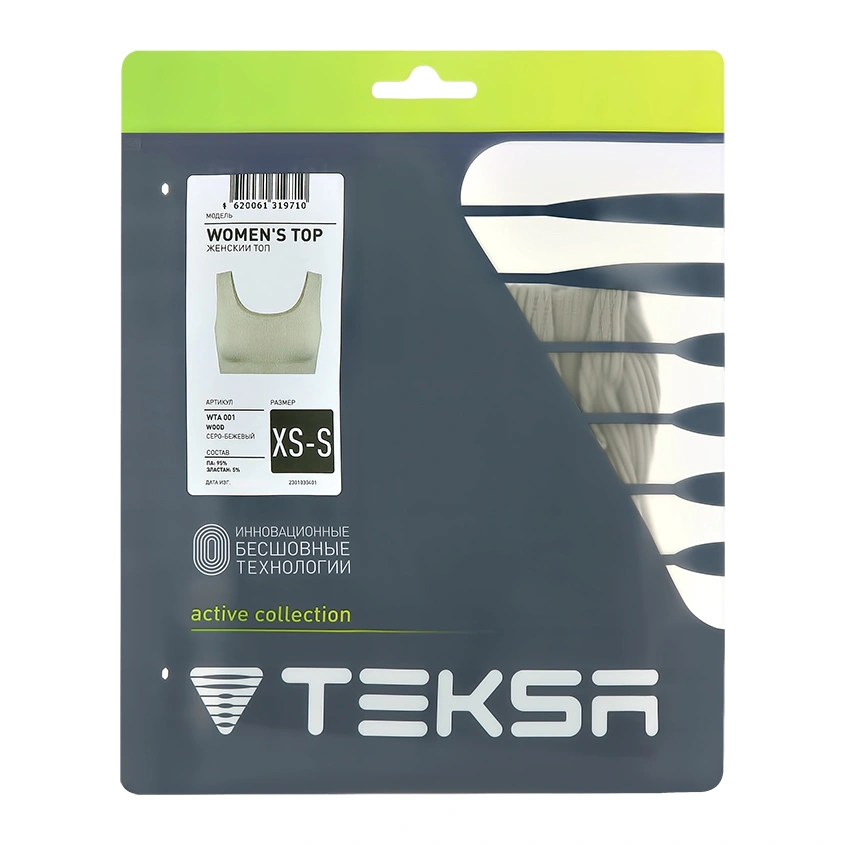 Топ женский `TEKSA` wood размер XS-S