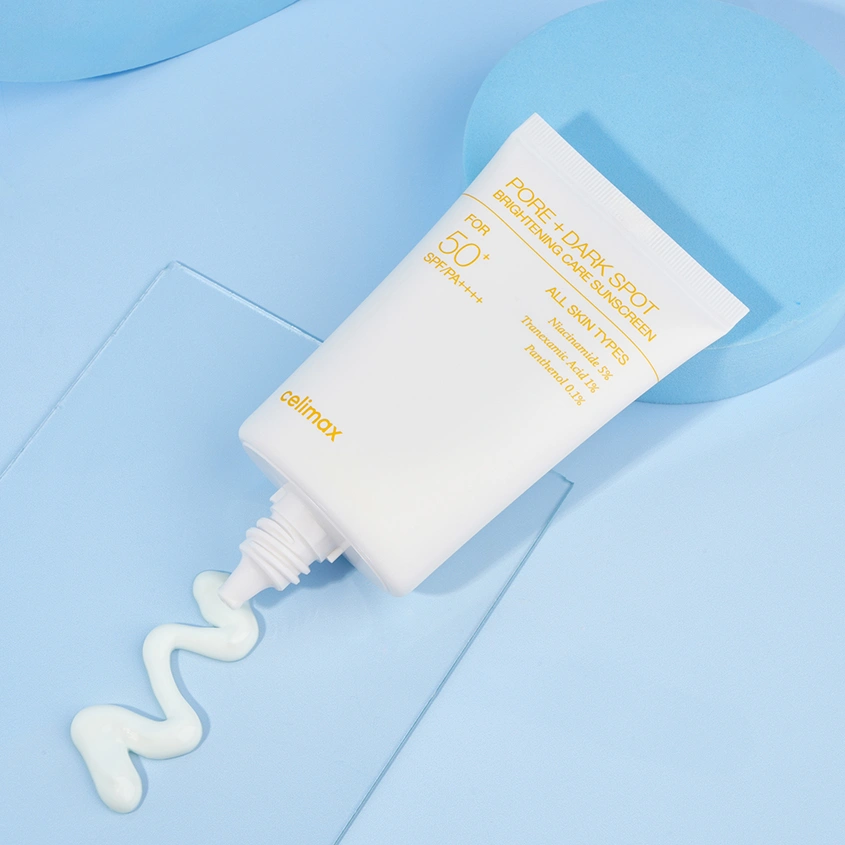 Солнцезащитный крем `CELIMAX` PORE+DARK SPOT выравнивающий тон кожи 50 мл