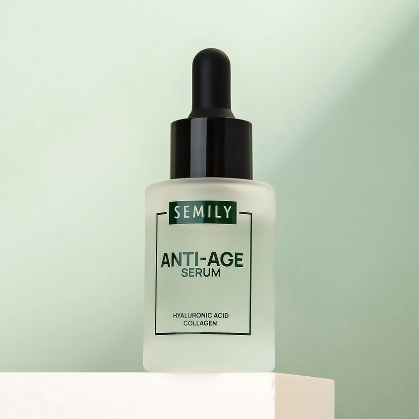 Сыворотка для лица `SEMILY` ANTI-AGE с гиалуроновой кислотой и коллагеном 30 мл