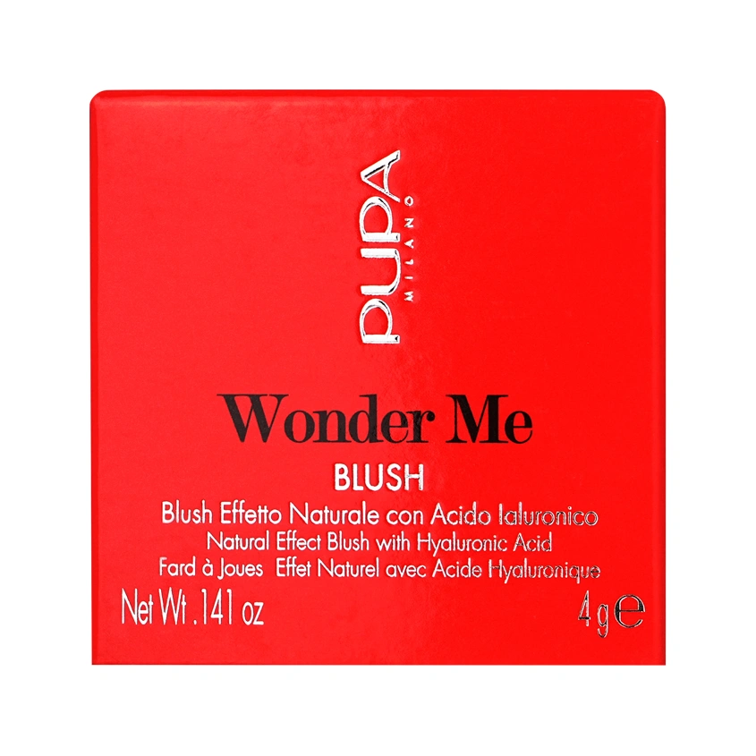 Румяна для лица `PUPA` WONDER ME BLUSH тон 004 Истинная любовь