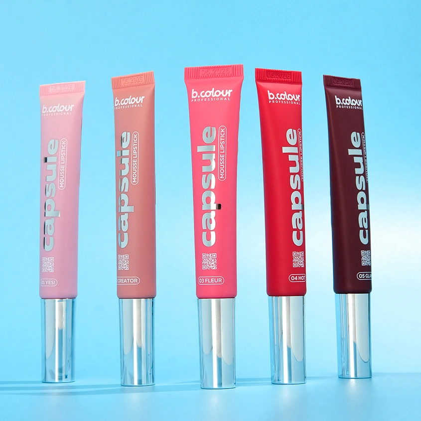 Помада для губ `B.COLOUR PROFESSIONAL` MOUSSE LIPSTICK муссовая увлажняющая тон 04 Hot