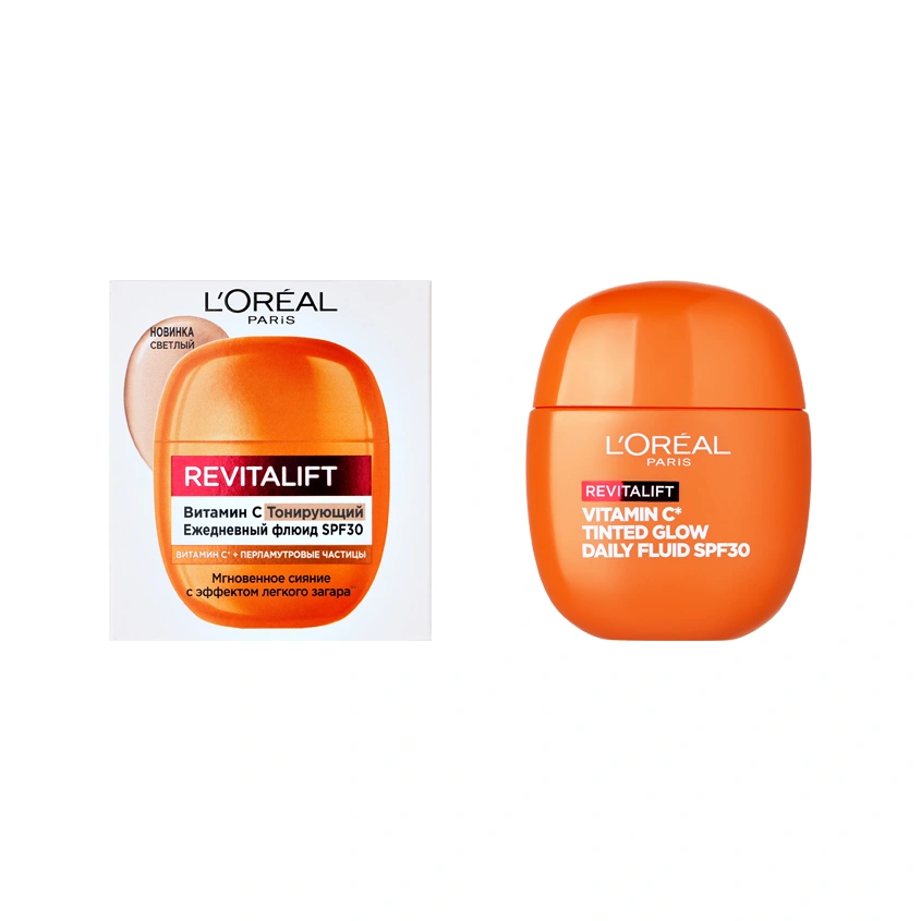 Флюид для лица `LOREAL` `REVITALIFT` ВИТАМИН С SPF30 40 мл