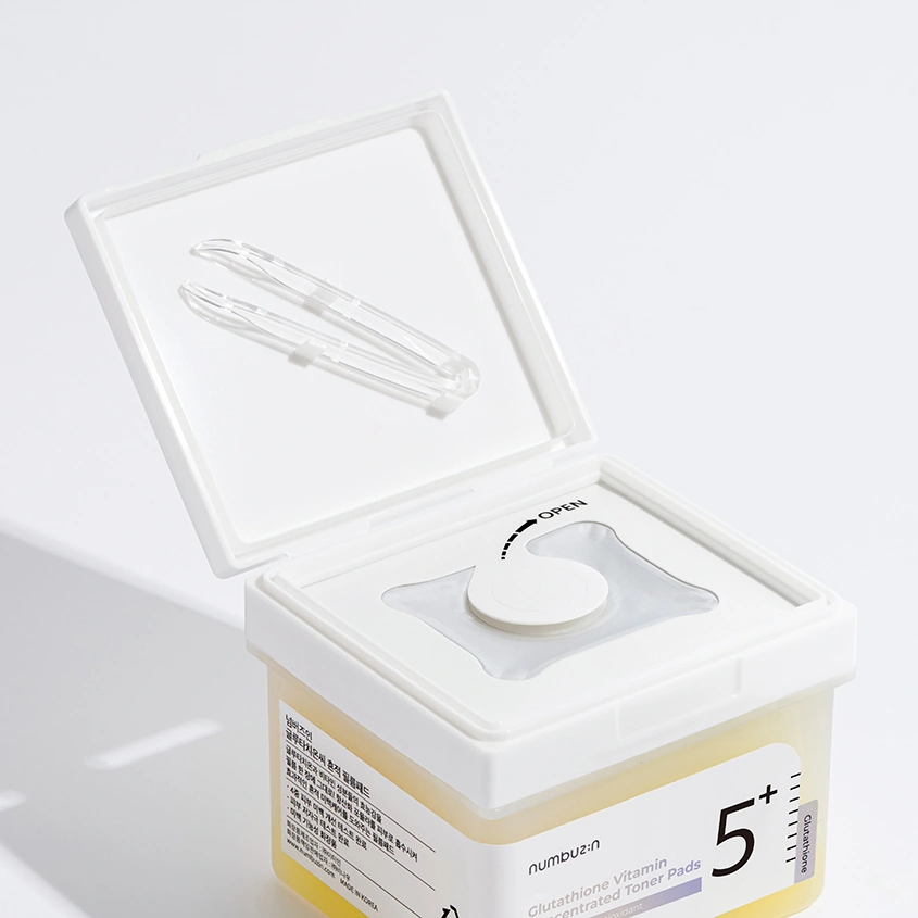 Пэды для лица `NUMBUZIN` NO. 5+ Vitamin-Niacinamide Concentrated с ниацинамидом 70 шт