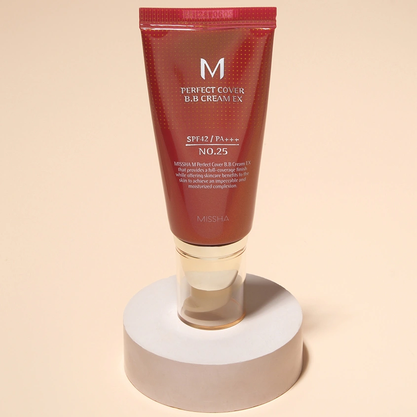 Тональный BB-крем для лица `MISSHA` PERFECT COVER с матовым покрытием тон 25 Warm beige 50 мл