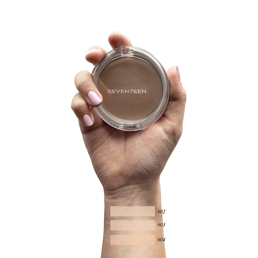 Пудра для лица `SEVEN7EEN` NATURAL SILKY TRANSPARENT компактная с алоэ вера тон 03 Средний бежевый
