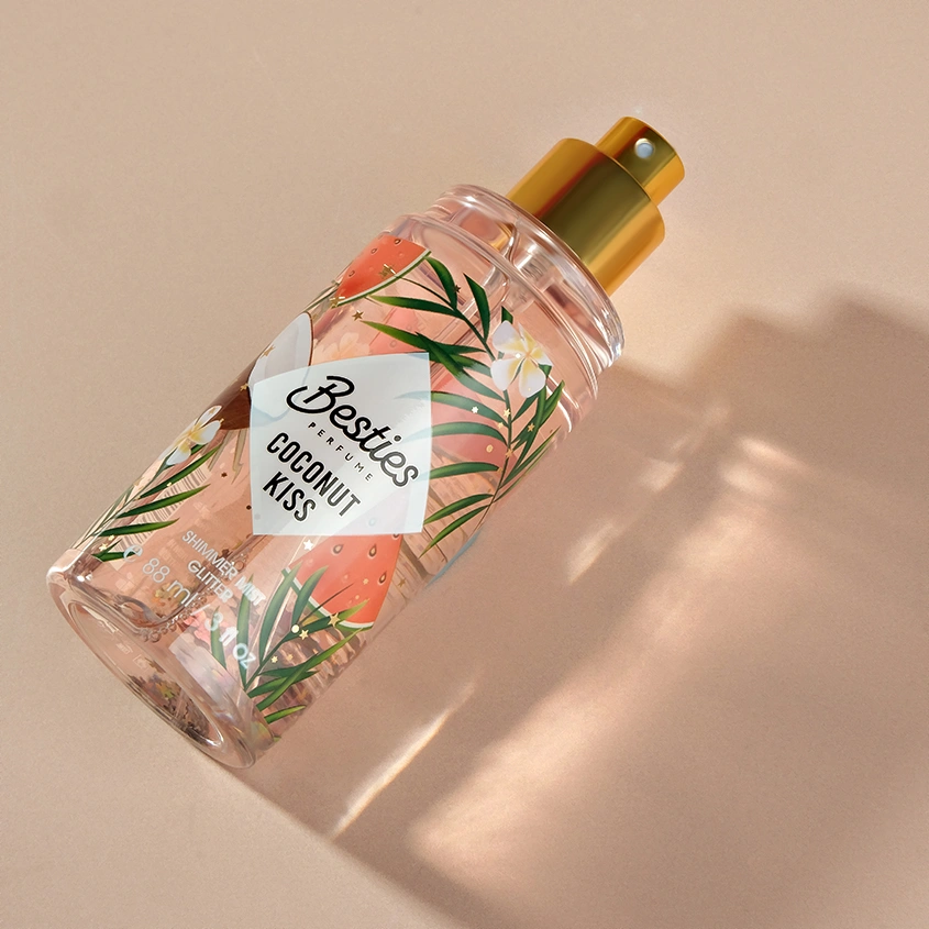 Парфюмированный мист для тела `BESTIES` SHIMMER MIST coconut kiss (жен.) 88 мл