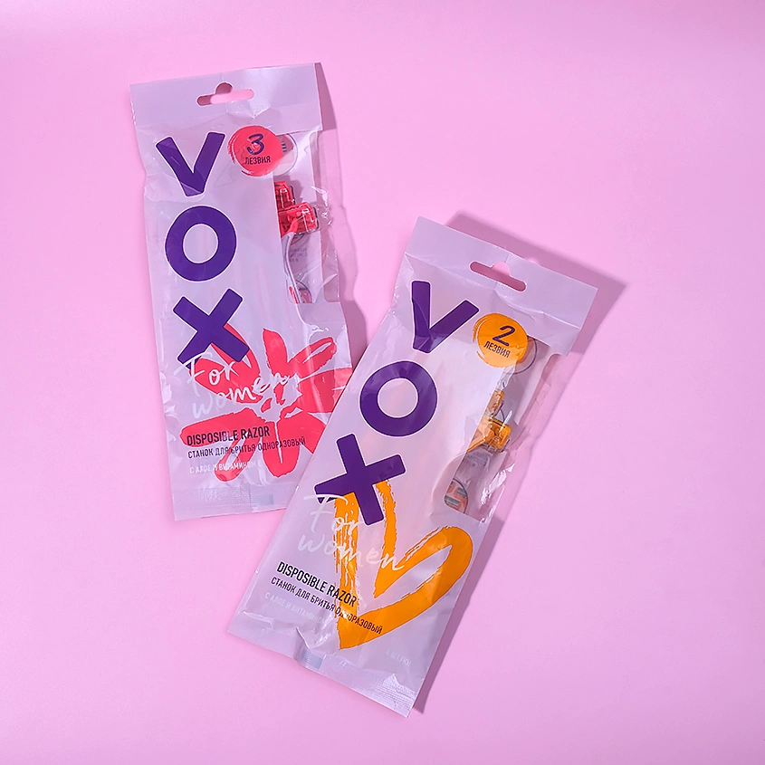 Станок для бритья одноразовый `VOX` FOR WOMEN 3 лезвия 4 шт