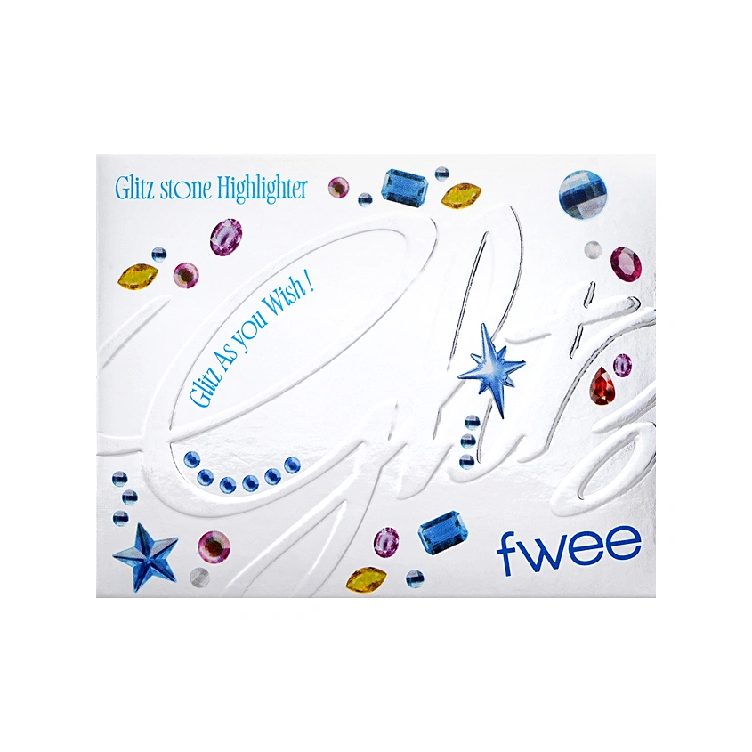 Хайлайтер для лица `FWEE` GLITZ STONE HIGHLIGHTER для сияния кожи тон HL11 royal topaz