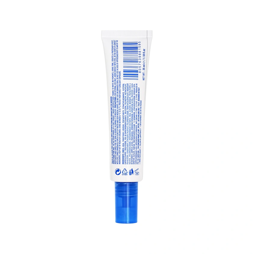 Тональный BB-крем для лица `B.COLOUR PROFESSIONAL` BB CREAM SMART против несовершенств 5в1 тон 02 Medium