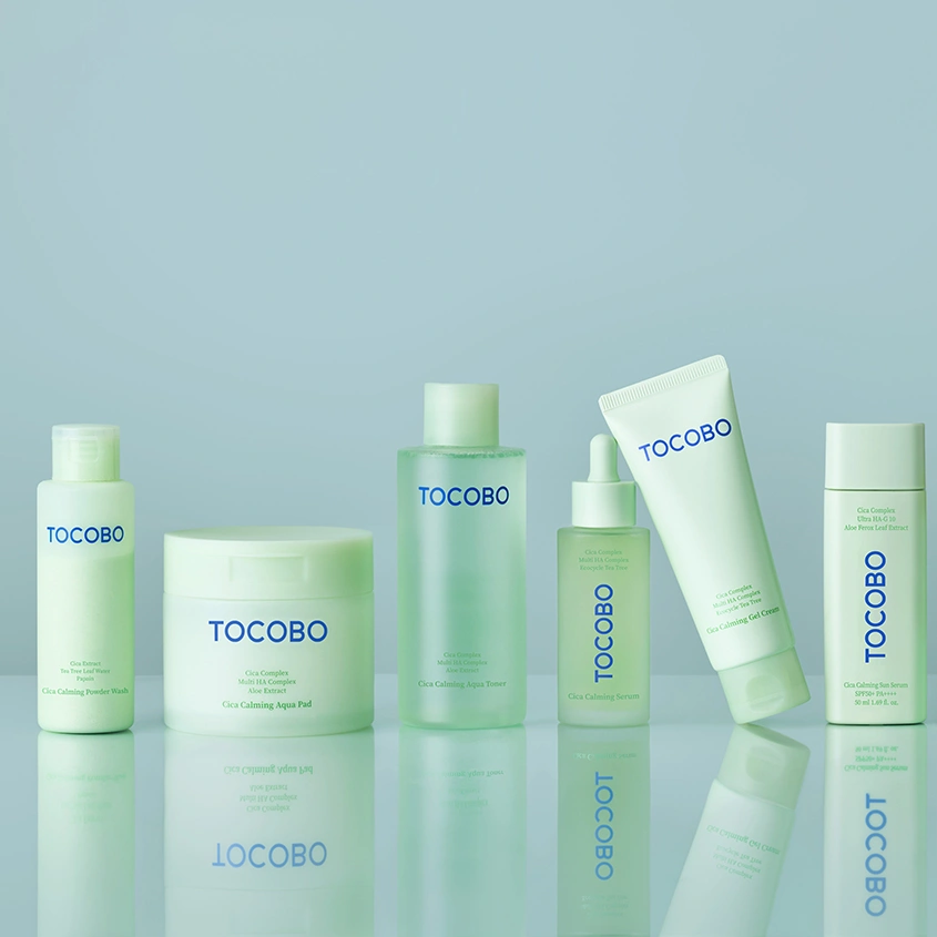 Диски для лица `TOCOBO` CICA успокаивающие с экстрактом центеллы 60 шт