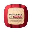 Пудра компактная для лица `LOREAL` INFAILLIBLE 24H FRESH WEAR тон 130 true beige