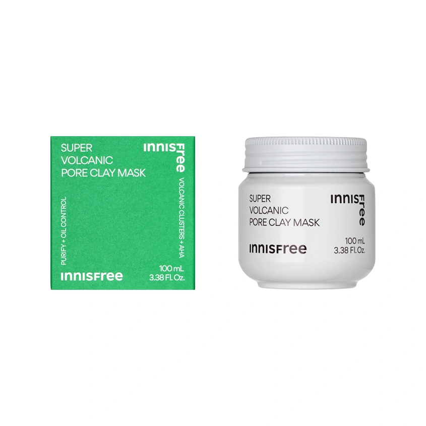 Маска для лица `INNISFREE` глиняная с вулканическими кластерами для очищения пор 100 мл