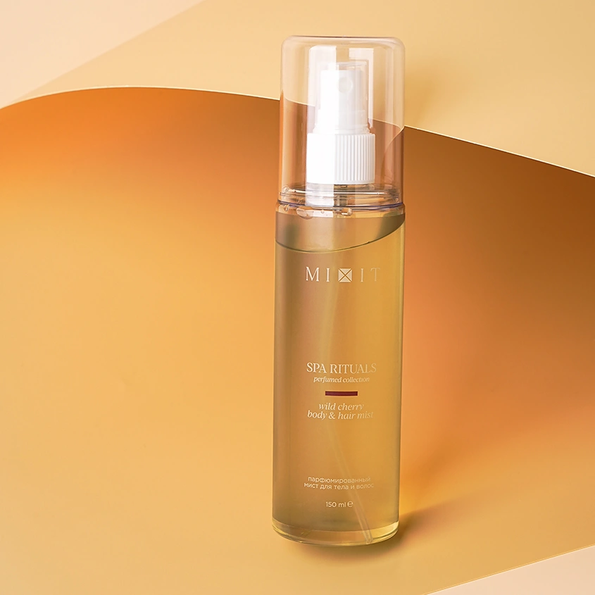 Мист для тела и волос `MIXIT` `SPA RITUALS` PERFUMED COLLECTION парфюмированный с ароматом дикой вишни 150 мл