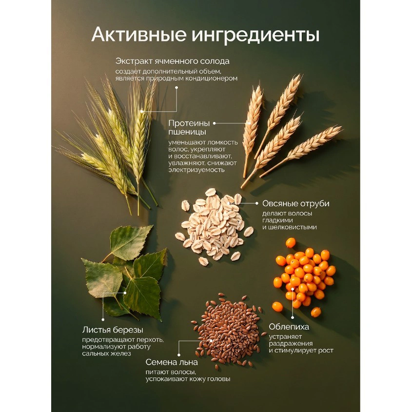 Шампунь для волос `ИНДЕКС НАТУРАЛЬНОСТИ` без сульфатов 800 мл