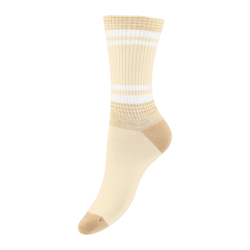 Носки женские `OMSA` ACTIVE BEE с высокой резинкой Beige 39-41