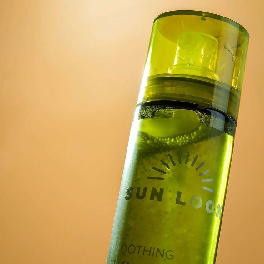 Гель-спрей для лица и тела `SUN LOOK` успокаивающий с алоэ после загара 118 мл