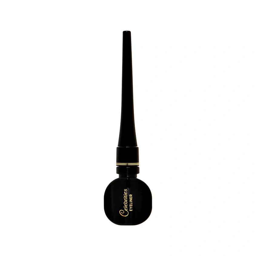 Подводка для глаз `EVELINE` CELEBRITIES EYELINER водостойкая тон черный