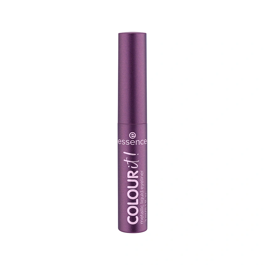 Подводка для глаз `ESSENCE` COLOUR IT! жидкая с эффектом металлик тон 02 Dark cherry