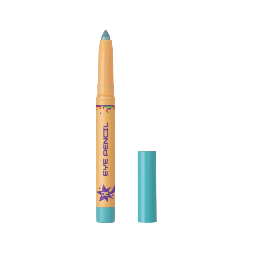 Карандаш для глаз `BEAUTY BOMB` СМЕШАРИКИ тон 02 Голубой сияющий