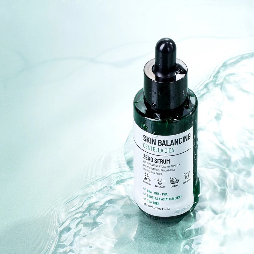 Сыворотка для лица `DEARBOO` SKIN BALANCING с AHA, BHA и PHA-кислотами, экстрактом центеллы и чайного дерева 60 мл