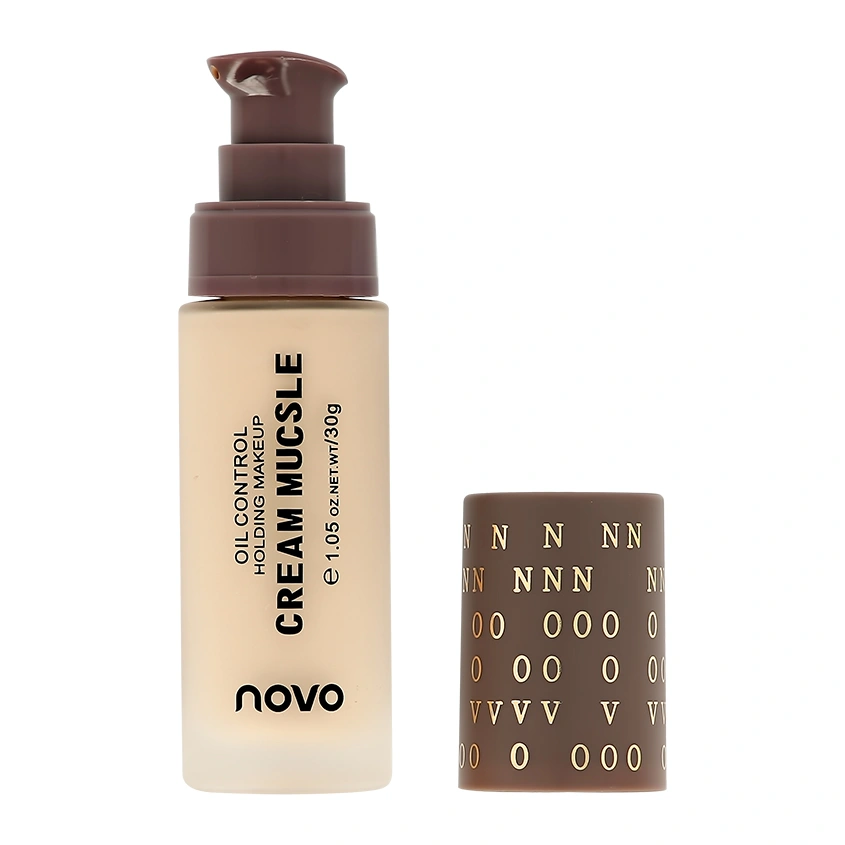 Основа тональная для лица `NOVO` CREAM MUCSLE тон 01