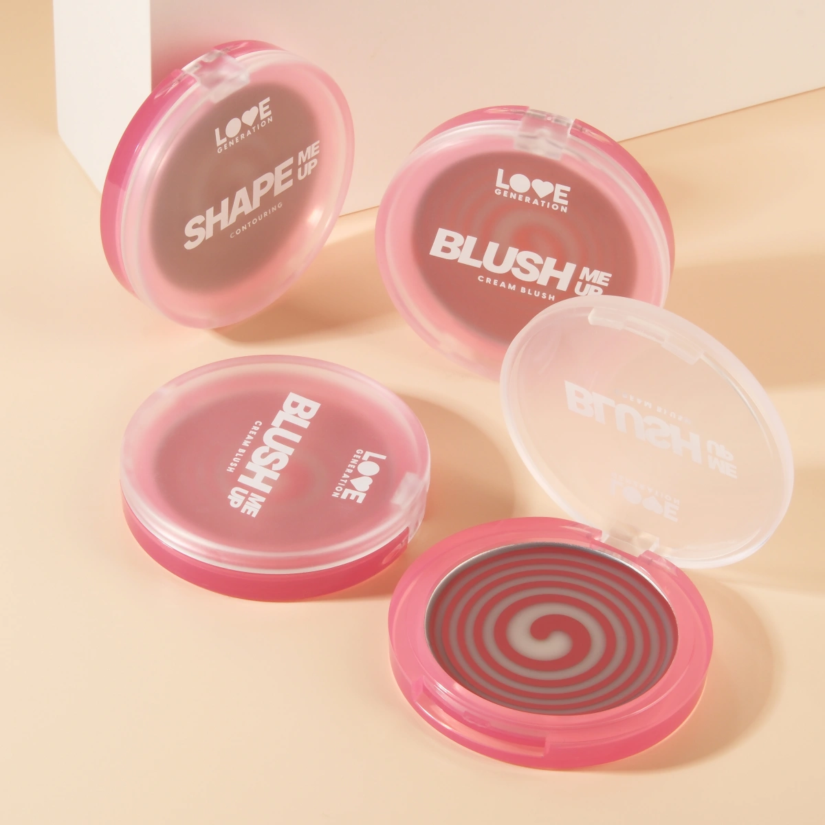 Румяна для лица `LOVE GENERATION` BLUSH ME UP кремовые тон 03 Hypnotized