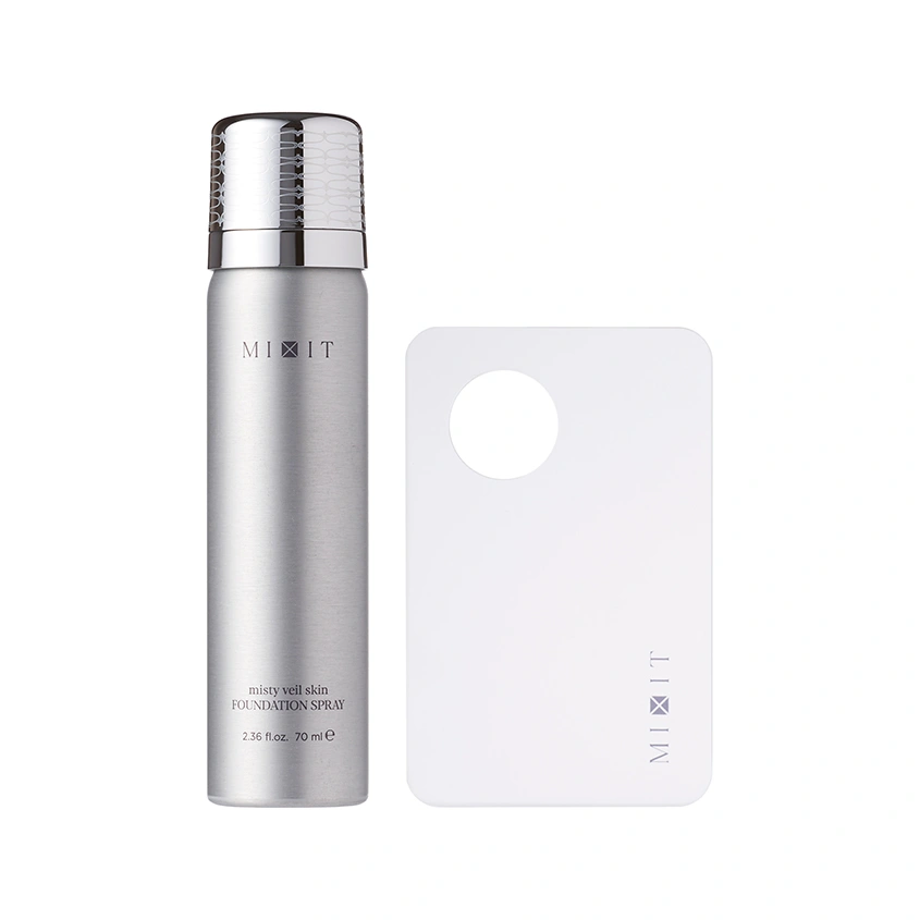 Тональная основа для лица `MIXIT` MISTY VEIL SKIN в аэрозоле тон 01 Warm vanilla