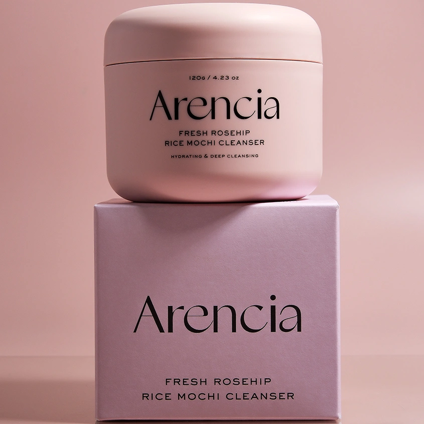 Пенка для умывания `ARENCIA` RICE MOCHI с экстрактом шиповника 120 г