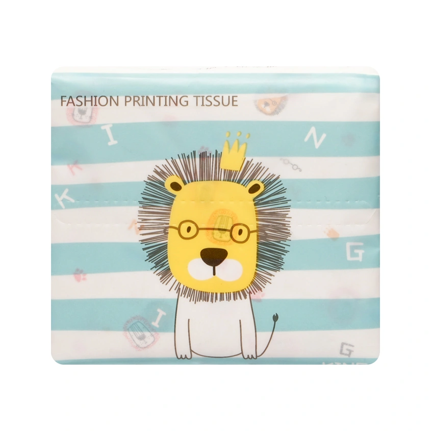 Салфетки бумажные `LELEA` Lion 60 шт