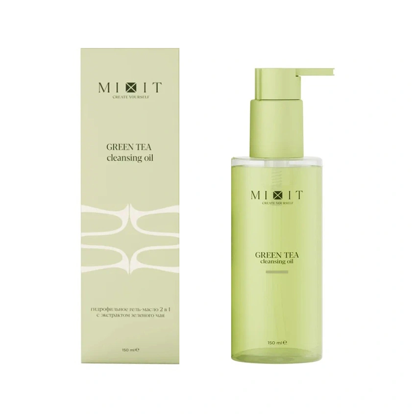 Гидрофильное гель-масло для умывания `MIXIT` YOUR SKIN с экстрактом зеленого чая 150 мл