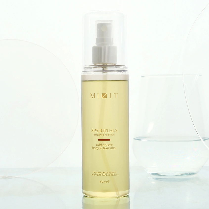 Мист для тела и волос `MIXIT` `SPA RITUALS` PERFUMED COLLECTION парфюмированный с ароматом дикой вишни 150 мл