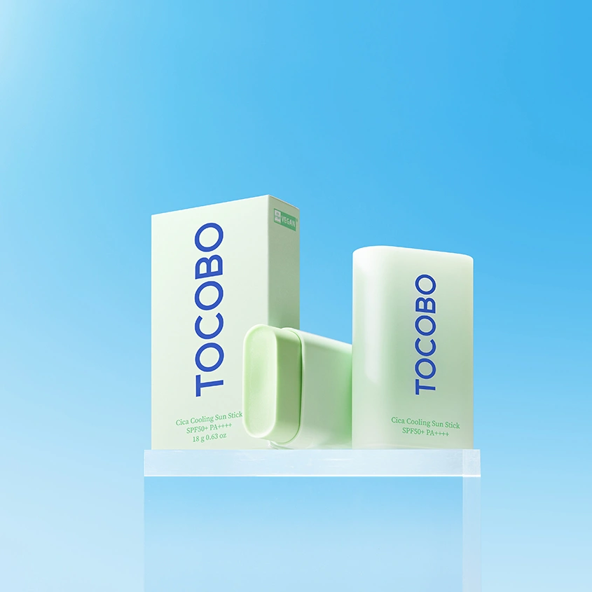 Стик для лица `TOCOBO` CICA солнцезащитный с экстрактом центеллы и охлаждающим эффектом SPF50+ 18 гр